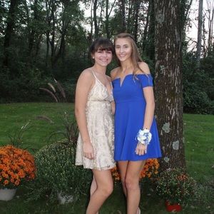 Royal Blue homecoming dress